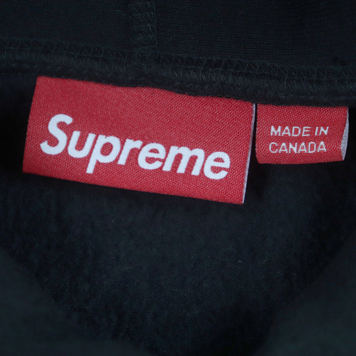 美品▼Supreme シュプリーム 24AW Box Logo Hooded Sweatshirt ロゴワッペン付 裏起毛 プルオーバー パーカー M カナダ製 正規品 メンズ
