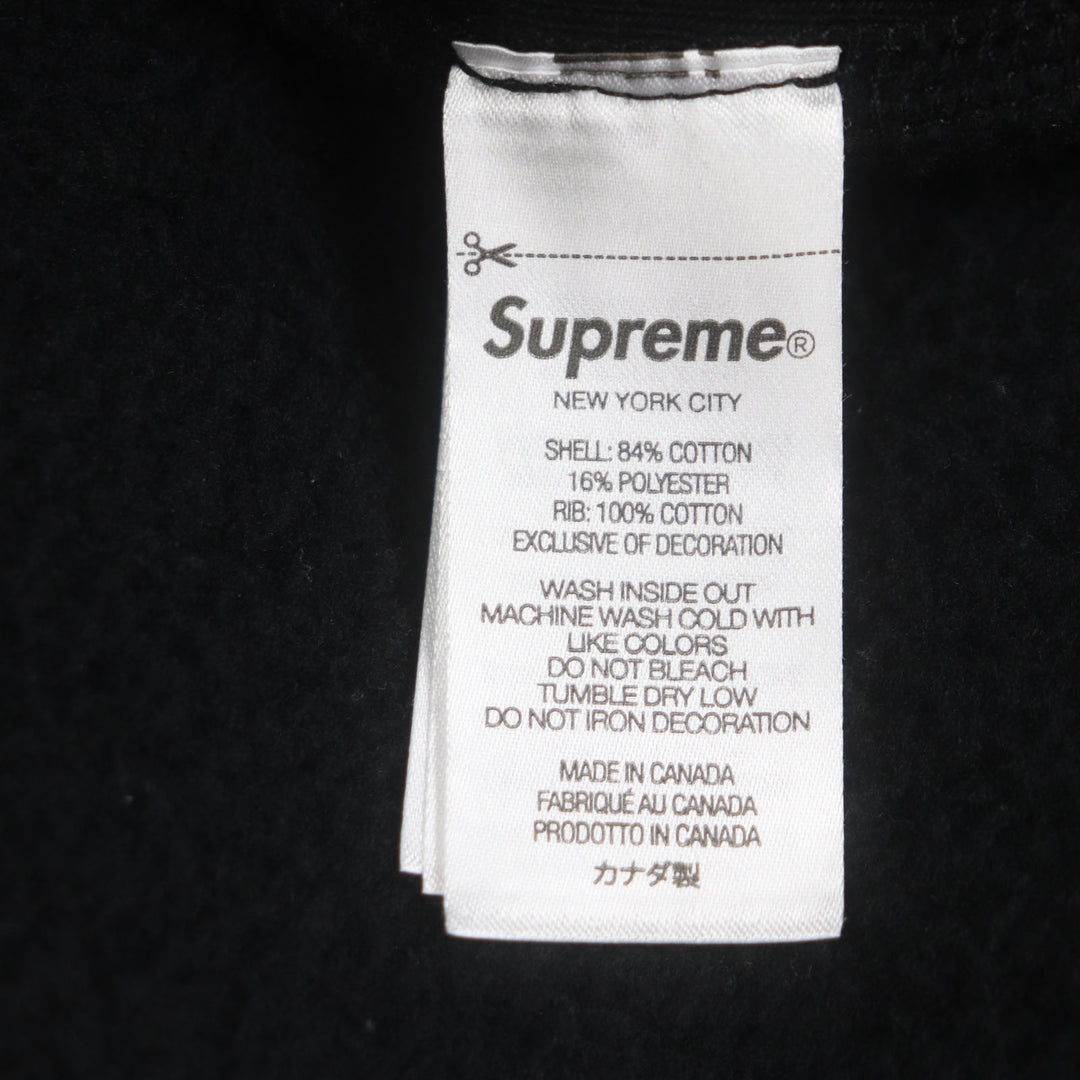 美品▼Supreme シュプリーム 24AW Box Logo Hooded Sweatshirt ロゴワッペン付 裏起毛 プルオーバー パーカー M カナダ製 正規品 メンズ