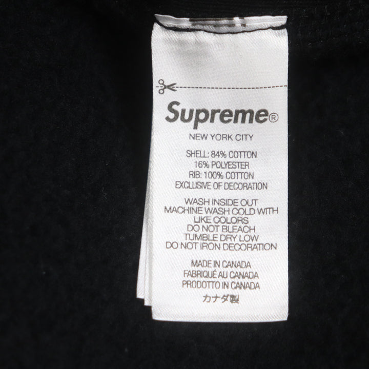 美品▼Supreme シュプリーム 24AW Box Logo Hooded Sweatshirt ロゴワッペン付 裏起毛 プルオーバー パーカー M カナダ製 正規品 メンズ