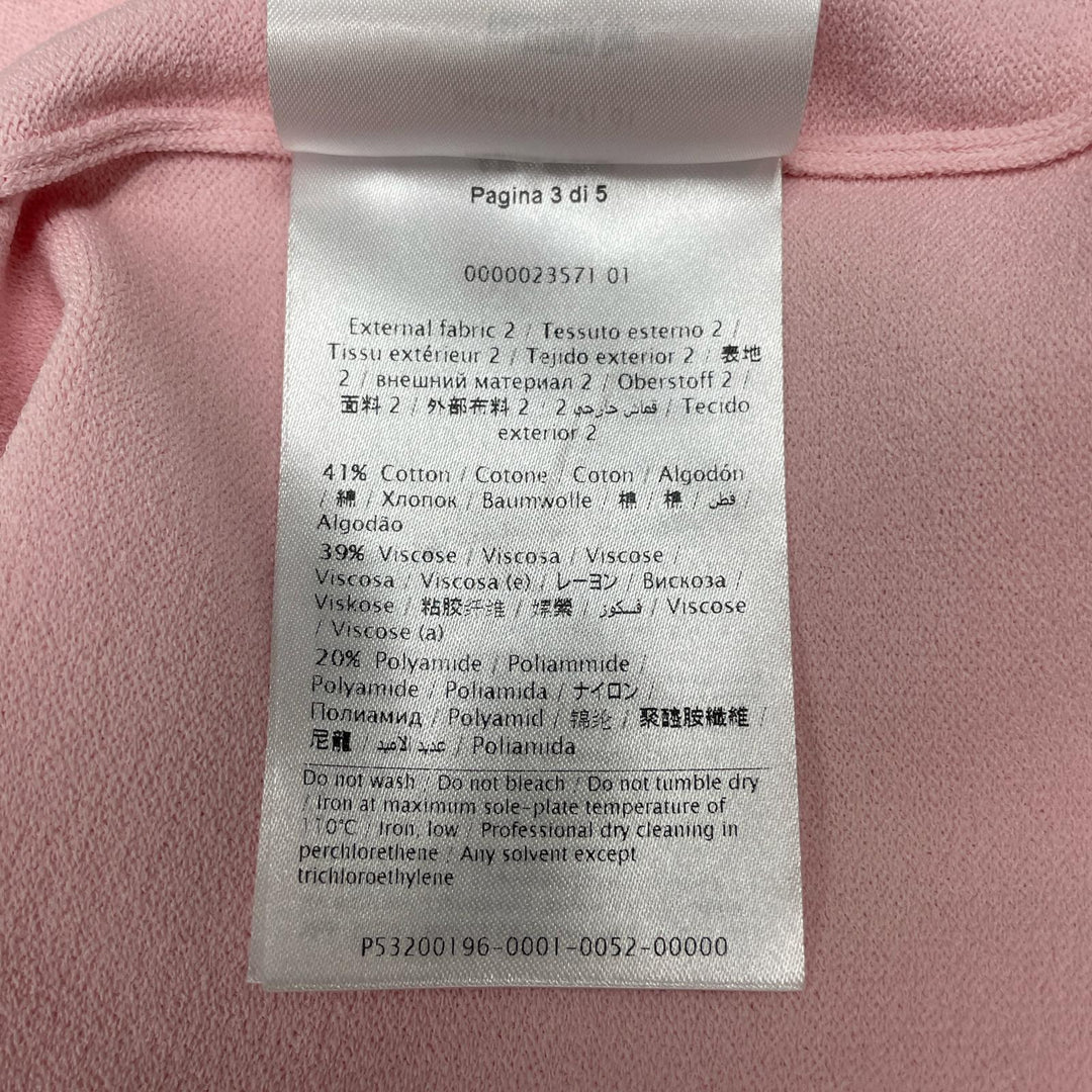 美品▲VALENTINO ヴァレンティノ QB2KD07343K レース切り替え ワンピース ドレス ピンク M イタリア製 正規品 レディース