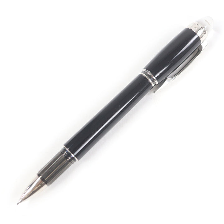 良品□MONTBLANC モンブラン スターウォーカー ホワイトスター キャップ式 ボールペン ブラック シルバー ドイツ製 メンズ 筆記確認済み