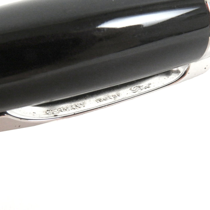 良品□MONTBLANC モンブラン スターウォーカー ホワイトスター キャップ式 ボールペン ブラック シルバー ドイツ製 メンズ 筆記確認済み