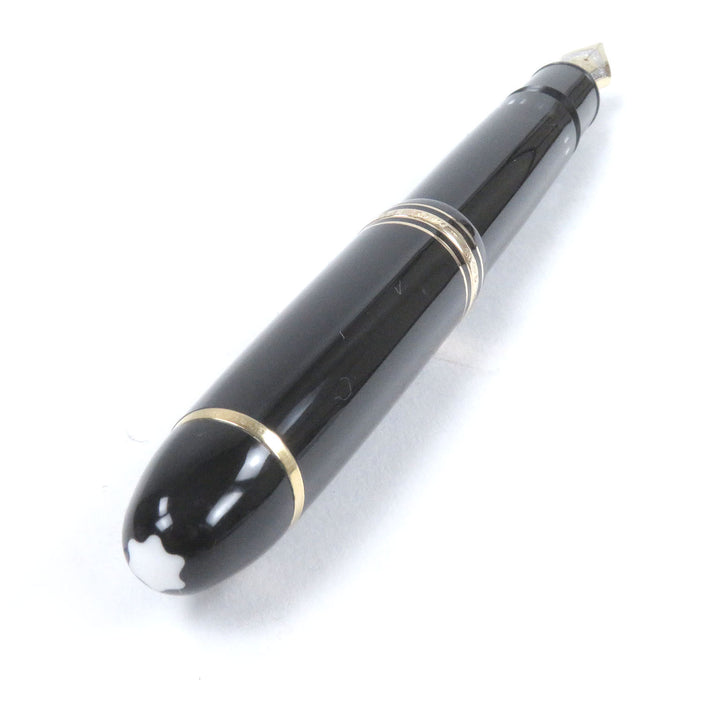 良品□MONTBLANC モンブラン マイスターシュテュック 149 ペン先18K Bニブ キャップ式 万年筆 ブラック ゴールド ドイツ製 メンズ