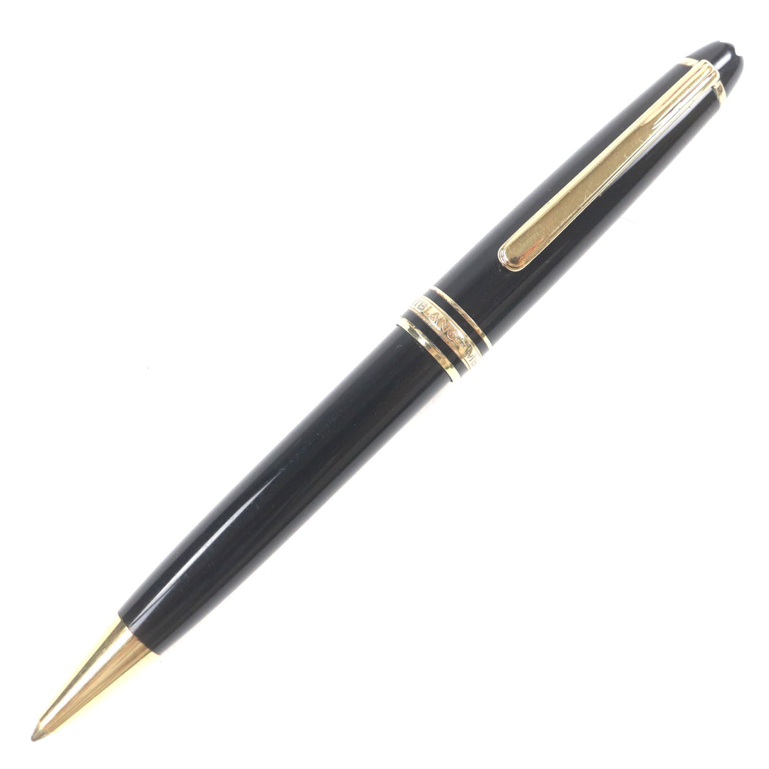 良品▼MONTBLANC モンブラン マイスターシュテュック クラシック ホワイトスター ツイスト式 ボールペン ブラック ゴールド ドイツ製