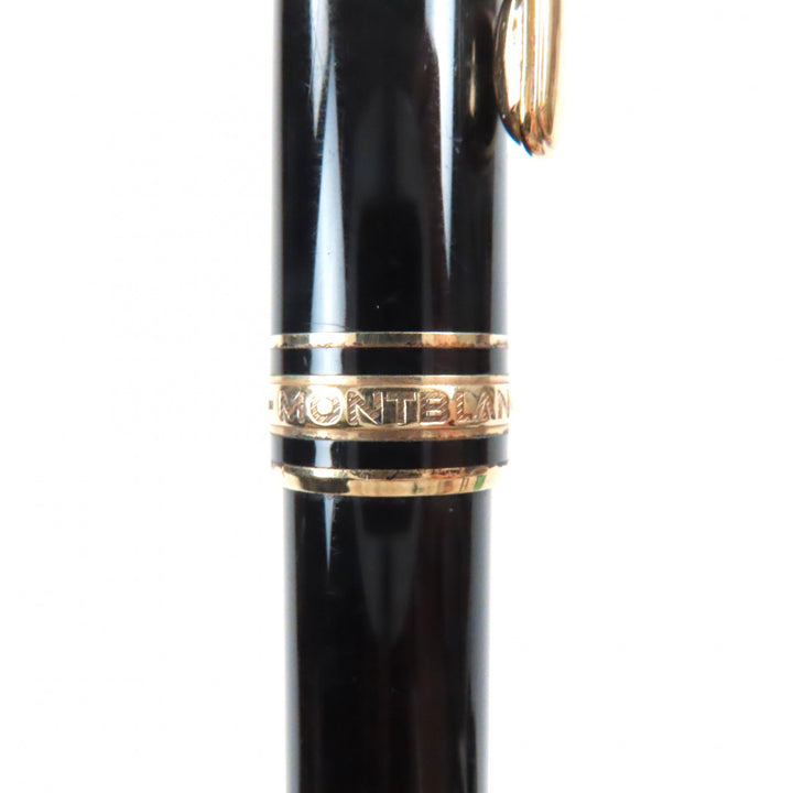 良品▼MONTBLANC モンブラン マイスターシュテュック クラシック ホワイトスター ツイスト式 ボールペン ブラック ゴールド ドイツ製