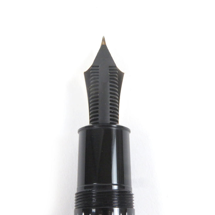良品□MONTBLANC モンブラン マイスターシュテュック 149 ホワイトスター ペン先14C Fニブ キャップ式 万年筆 ブラック ドイツ製