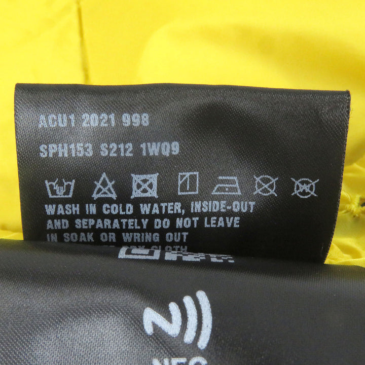 未使用品□PRADA プラダ 2021年製 SPH153 Re-NYLON トライアングルロゴ 三角プレート ショートパンツ イエロー S イタリア製 正規品 メンズ