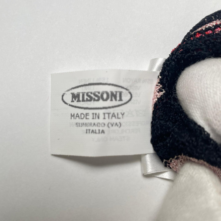 未使用品▲Missoni ミッソーニ シルク混 ロングカーディガン ワンピース 2点セット アンサンブル マルチ 38 伊製 正規品 レディース