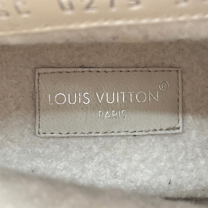 美品▲LOUIS VUITTON ルイヴィトン 2023年製 アスペンライン ムートン ベルトデザイン ショートブーツ ベージュ 37 伊製 レディース