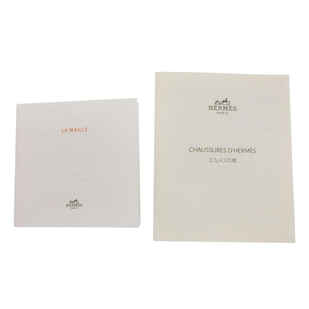 美品▲HERMES エルメス ディープ Hロゴデザイン レザー使い ニットスニーカー ブラック 37 箱・保存袋付き イタリア製 レディース