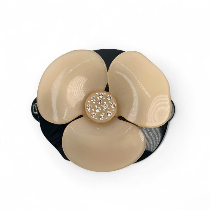 美品▲ALEXANDRE DE PARIS アレクサンドル ドゥ パリ 3個セット バレッタ マルチカラー 保存袋付き フランス製 重量100g レディース