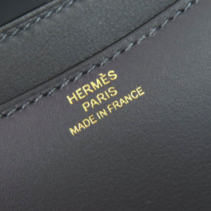 未使用品△HERMES エルメス コンスタンス3 ミニ 18 ミロワール ヴォースイフト キャバン ゴールド金具 ショルダーバッグ K刻印 箱付 仏製