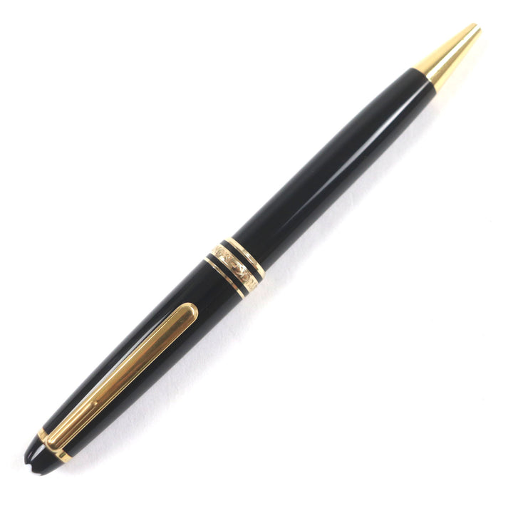 良品▼MONTBLANC モンブラン マイスターシュテュック クラシック ホワイトスター ツイスト式 ボールペン ブラック ゴールド 筆記確認済み