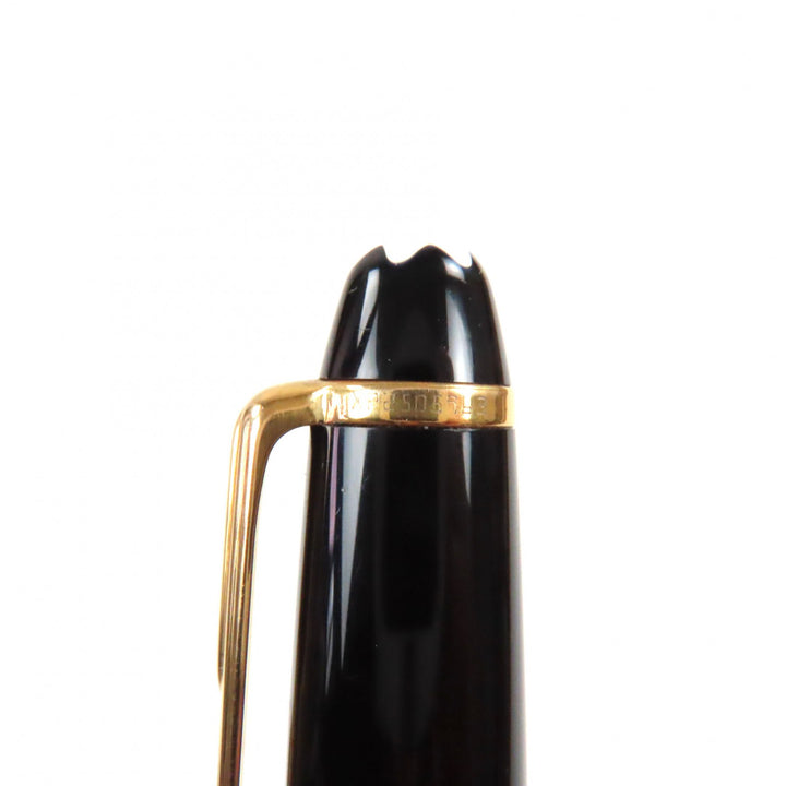 良品▼MONTBLANC モンブラン マイスターシュテュック クラシック ホワイトスター ツイスト式 ボールペン ブラック ゴールド 筆記確認済み