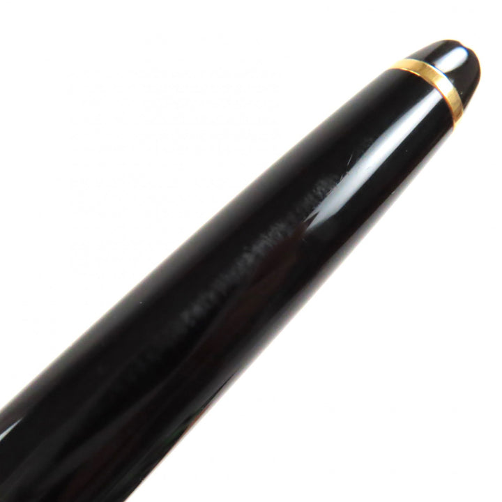 良品▼MONTBLANC モンブラン マイスターシュテュック クラシック ホワイトスター ツイスト式 ボールペン ブラック ゴールド 筆記確認済み