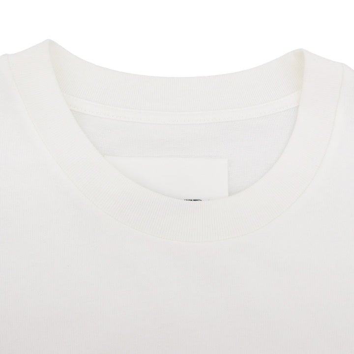 未使用品▲JIL SANDER+ ジルサンダープラス J40GC0127 コットン100％ マッシュルーム刺繡 半袖Ｔシャツ ホワイト カットソー S 正規品