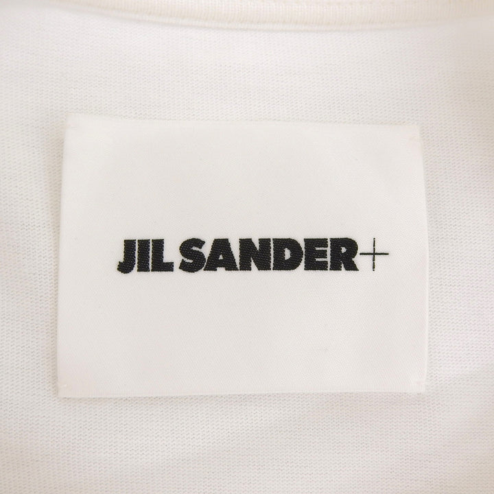 未使用品▲JIL SANDER+ ジルサンダープラス J40GC0127 コットン100％ マッシュルーム刺繡 半袖Ｔシャツ ホワイト カットソー S 正規品