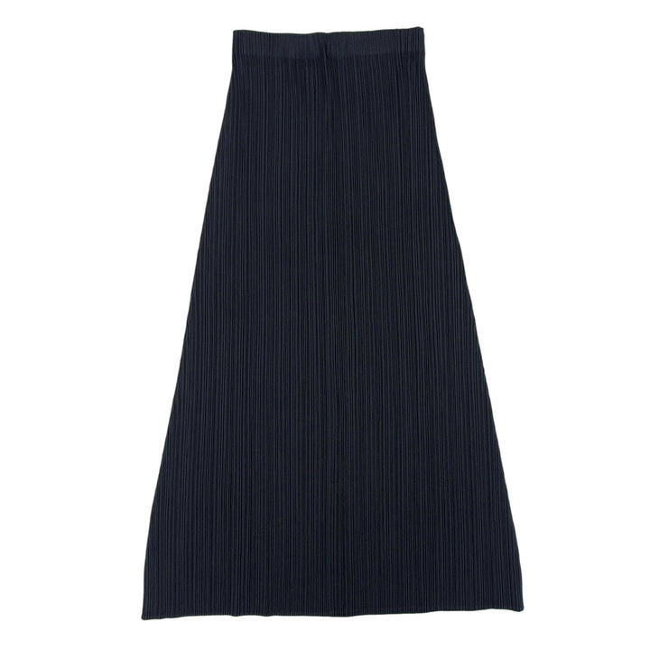 極美品▲PLEATS PLEASE プリーツプリーズ イッセイミヤケ PP13-JG539 プリーツ加工 ロング スカート チャコールグレー 3 日本製 正規品