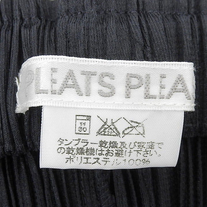 極美品▲PLEATS PLEASE プリーツプリーズ イッセイミヤケ PP13-JG539 プリーツ加工 ロング スカート チャコールグレー 3 日本製 正規品