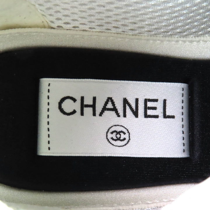 極美品★CHANEL シャネル G39230 総ココマーク柄 レースアップ スウェードレザー スニーカー ブラック 37 保存袋付き 伊製 レディース