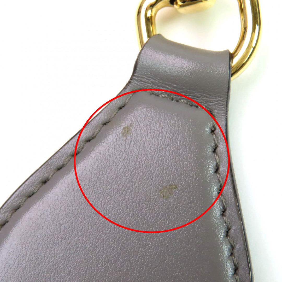 良品☆GUCCI グッチ 735049 GGマトラッセ レザー 2WAY ハンドバッグ ショルダーバッグ グレー 保存袋付き イタリア製 レディース