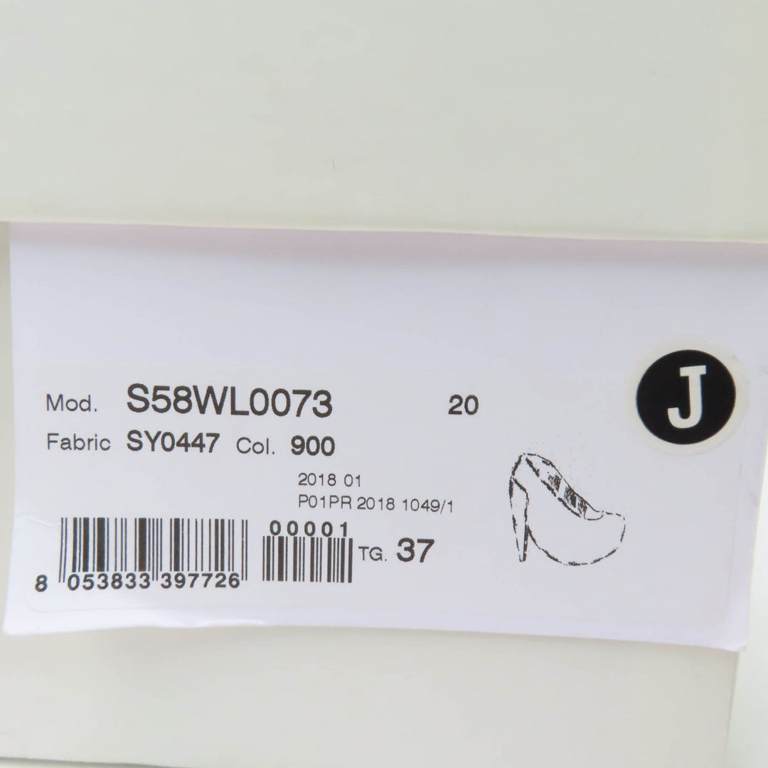 極美品☆Maison Margiela 22 メゾンマルジェラ22 58WL0073 パテントレザー パンプス ブラック 37 箱・保存袋付き イタリア製 レディース