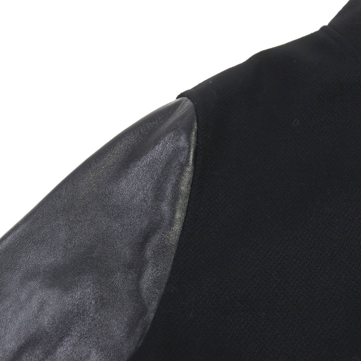 未使用品○CELINE セリーヌ 22AW 2V09M896C BOY DOLL TEDDY JACKET ボーイドール レザー切替 テディジャケット 50 正規品 定価445500円