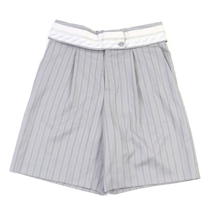 極美品○DIOR ディオール オム 23SS 383C132A5718 クチュール ジャカード くるみボタン ハイウエスト ショートパンツ 46 正規品 メンズ