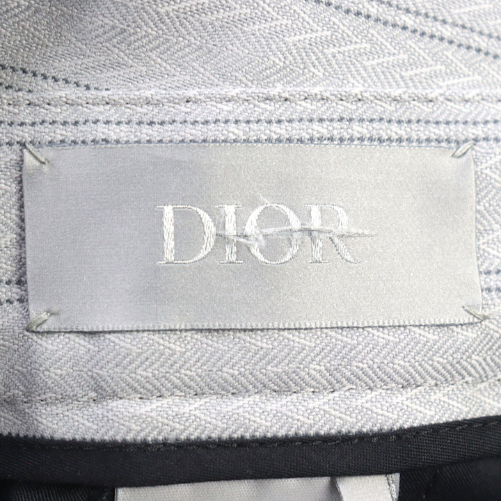 極美品○DIOR ディオール オム 23SS 383C132A5718 クチュール ジャカード くるみボタン ハイウエスト ショートパンツ 46 正規品 メンズ