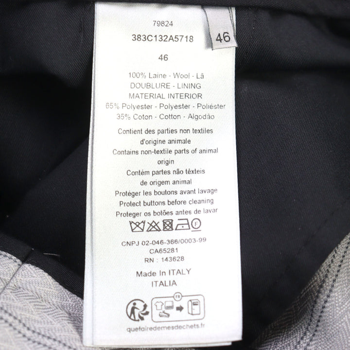極美品○DIOR ディオール オム 23SS 383C132A5718 クチュール ジャカード くるみボタン ハイウエスト ショートパンツ 46 正規品 メンズ