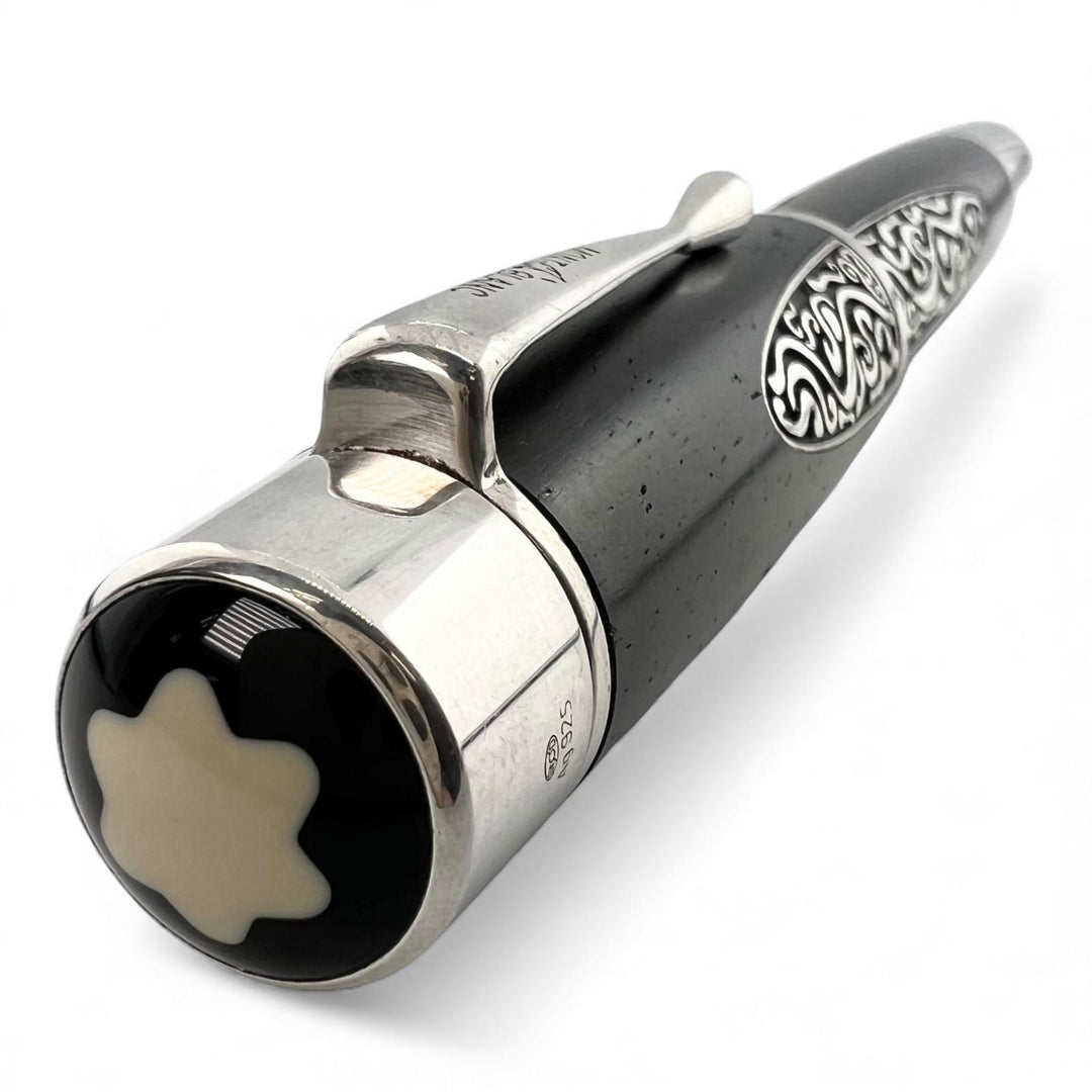 良品▲MONTBLANC モンブラン パトロンシリーズ2007 アレクサンダー･フォン･フンボルト ウッド ペン先18K AG925 Fニブ 0878/4810 万年筆