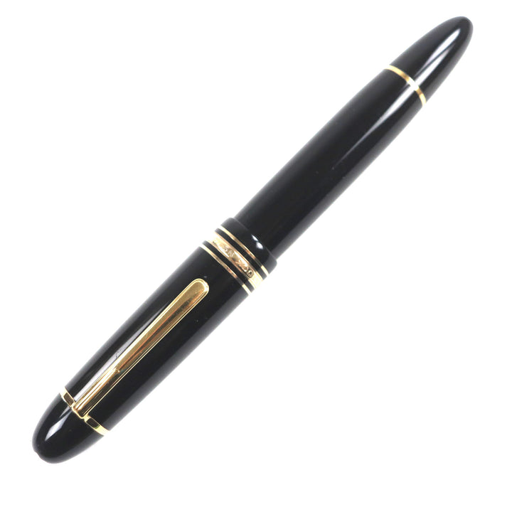 良品▼MONTBLANC モンブラン マイスターシュテュック 149 ペン先14K EFニブ ホワイトスター 万年筆 ブラック ゴールド ドイツ製 メンズ