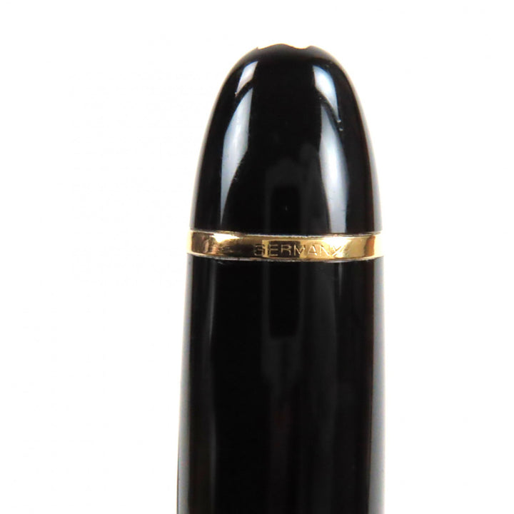 良品▼MONTBLANC モンブラン マイスターシュテュック 149 ペン先14K EFニブ ホワイトスター 万年筆 ブラック ゴールド ドイツ製 メンズ