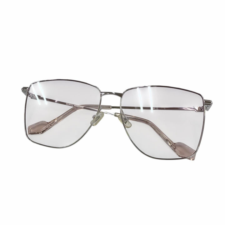 良品☆GENTLE MONSTER ジェントルモンスター SID メタル メガネ 眼鏡 アイウェア シルバー ピンク グラデーション 59□15-144 デモレンズ