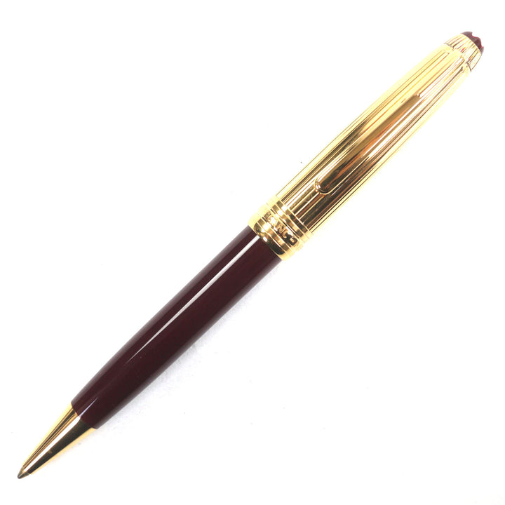 美品▼モンブラン マイスターシュテュック クラシック ソリテール ドゥエ バーメイル キャップ925 ボールペン 総重量32.97g 筆記確認済み
