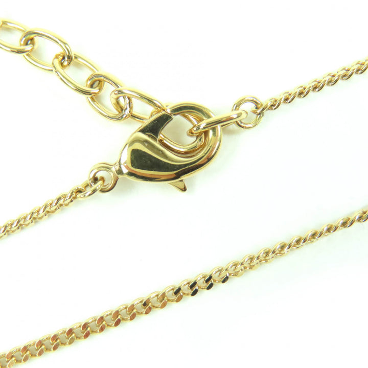極美品☆LOUIS VUITTON ルイヴィトン 2024年製 M02389 ネックレス・マイLV ハート ラインストーン ゴールド 箱・保存袋付き イタリア製
