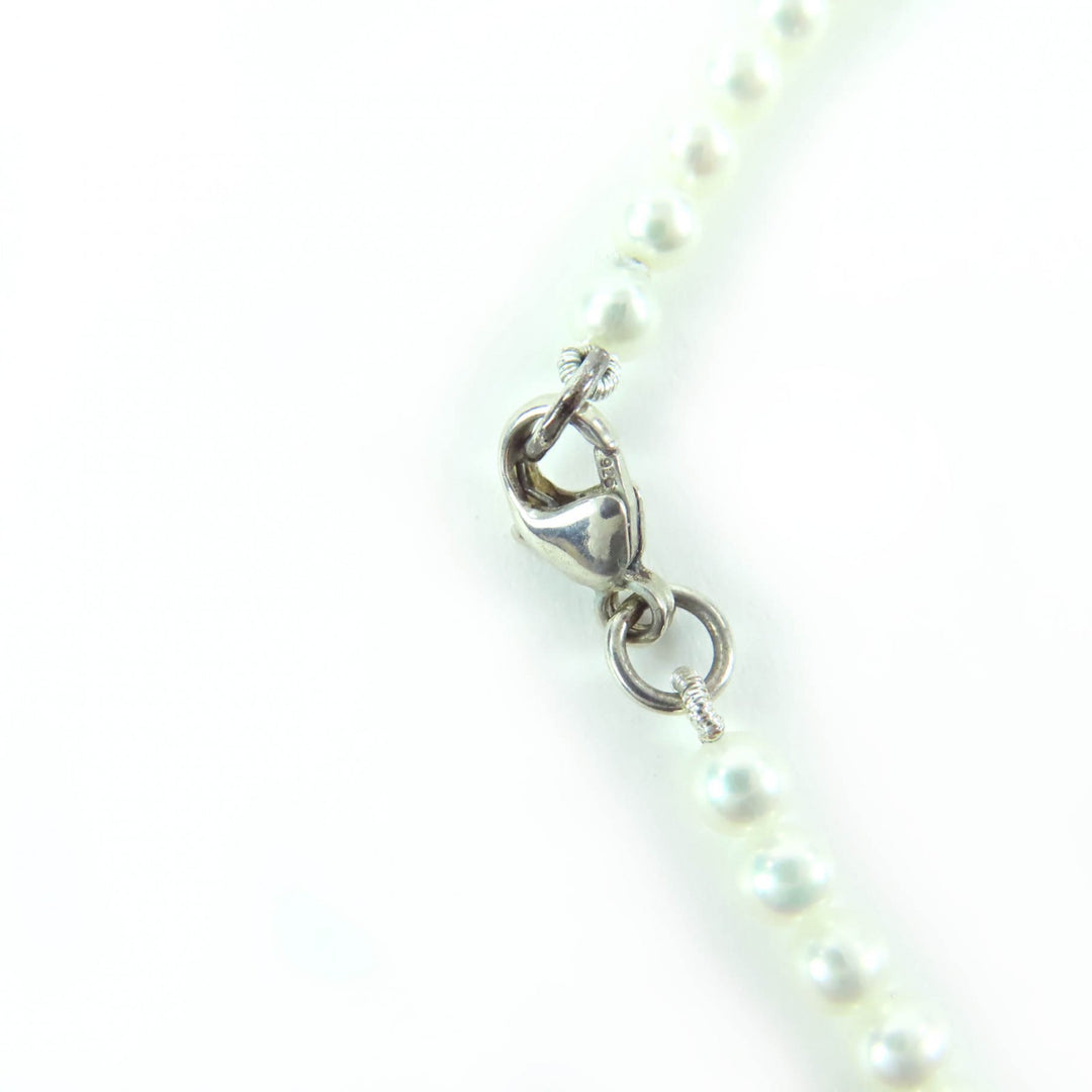 美品☆TIFFANY&amp;Co. リターン トゥ ティファニー ミニハートタグ ブレスレット 925 フレッシュウォーターパール シルバー 重量4.1g