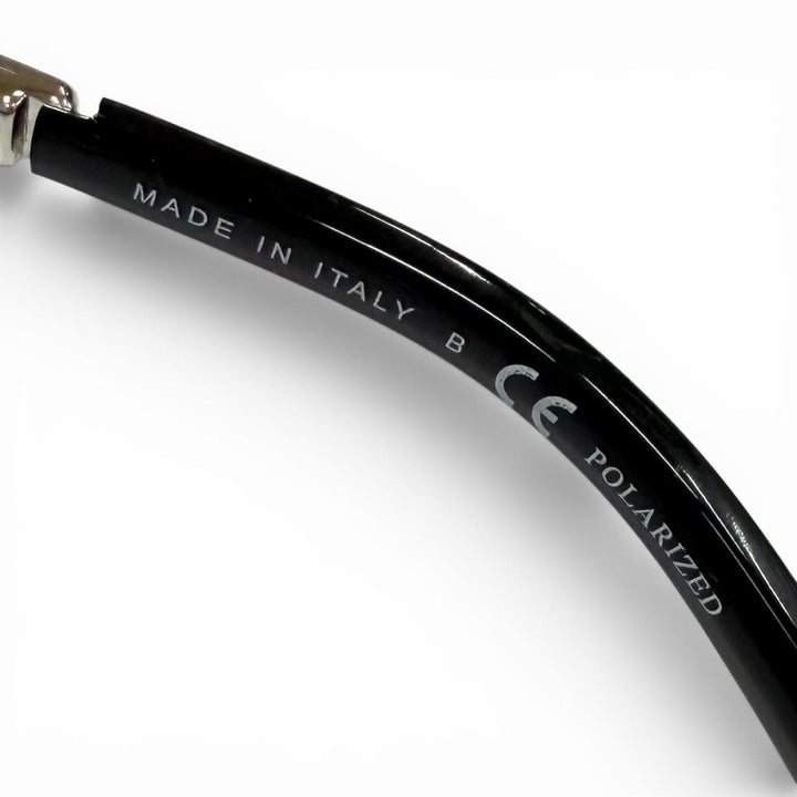 良品★CHANEL シャネル 5339-H-A ココマーク エコパール スクエア シェイプ サングラス ブラック シルバー金具 55□18 140 イタリア製