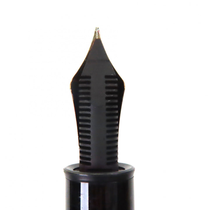 良品▼MONTBLANC モンブラン マイスターシュテュック 149 ペン先14K Fニブ ホワイトスター 万年筆 ブラック ゴールド メンズ