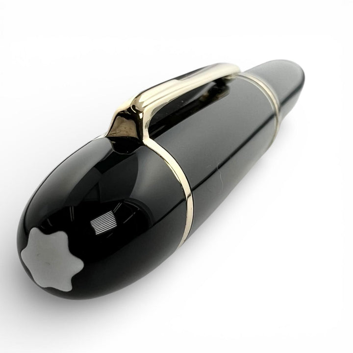 良品▲MONTBLANC モンブラン マイスターシュテュック 149 ペン先14K Bニブ ホワイトスター 万年筆 ブラック ゴールド ドイツ製 メンズ