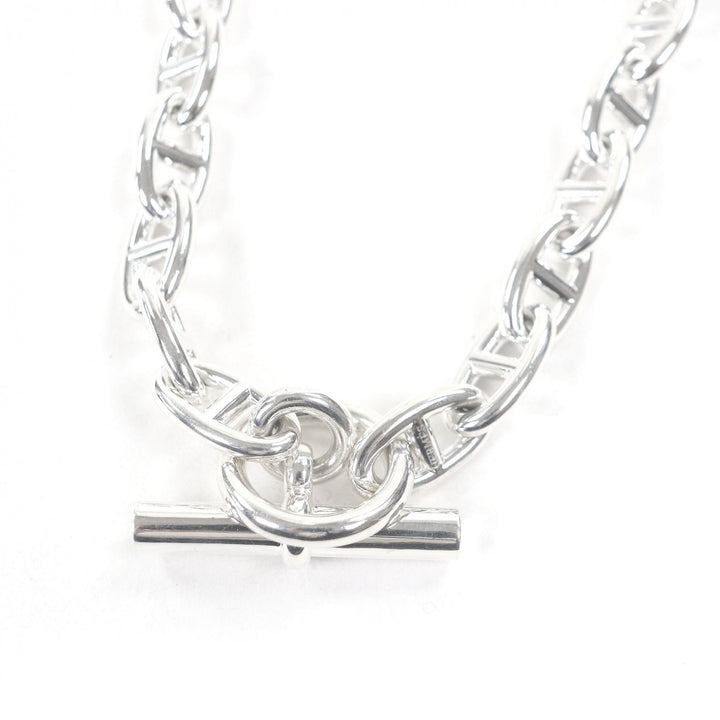 極美品□HERMES エルメス 2023年製 シェーヌダンクル GM SV925 29コマ チェーンネックレス アクセサリー シルバー フランス製 重量129.7g