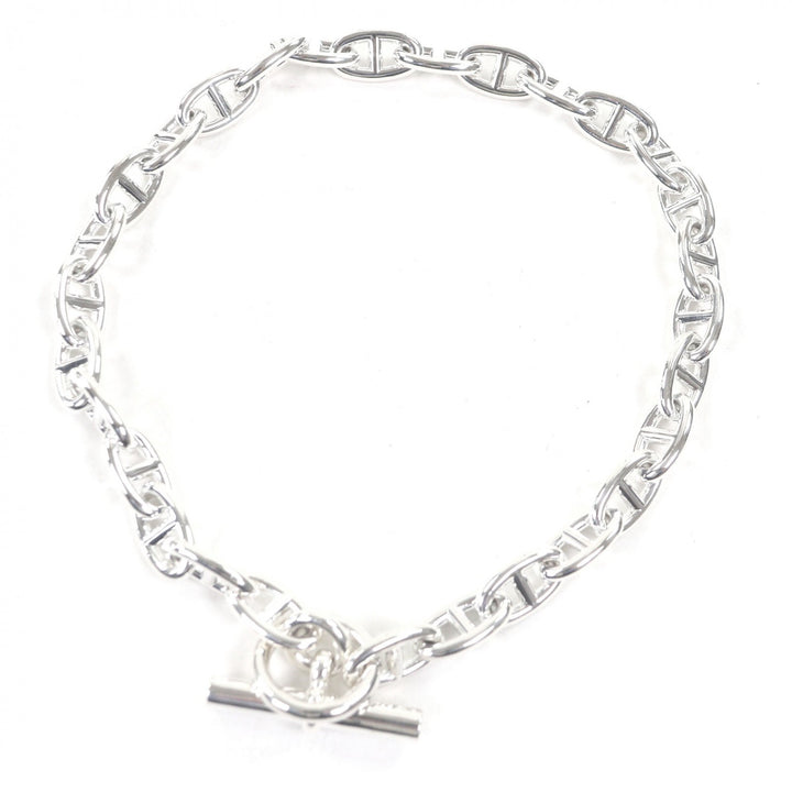 極美品□HERMES エルメス 2023年製 シェーヌダンクル GM SV925 29コマ チェーンネックレス アクセサリー シルバー フランス製 重量129.7g