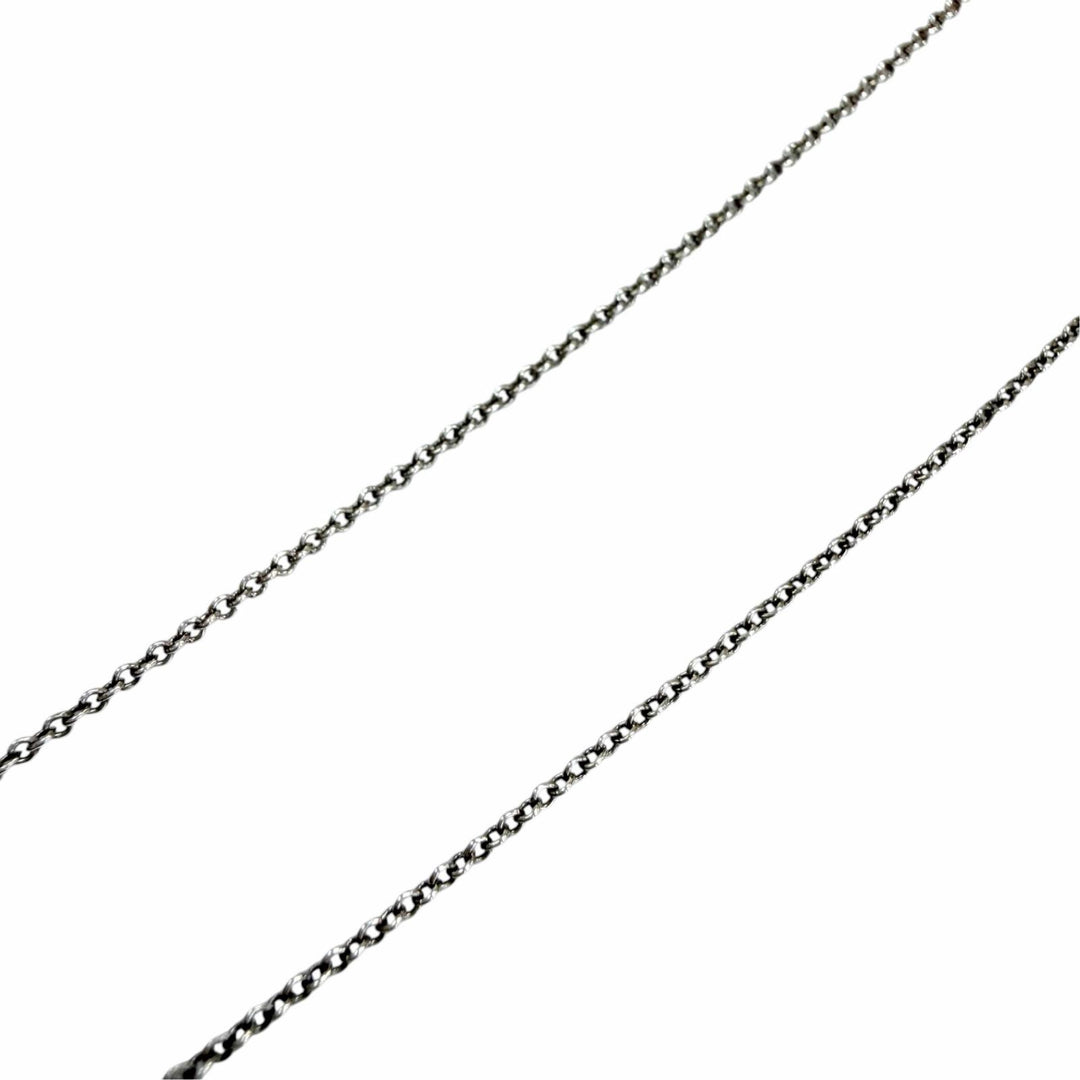 美品☆TIFFANY&amp;Co. ティファニー 1837インターロッキングサークル ネックレス 925 750 コンビ シルバー イエローゴールド 重量5.9g 袋付
