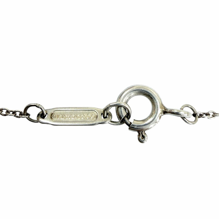 美品☆TIFFANY&amp;Co. ティファニー 1837インターロッキングサークル ネックレス 925 750 コンビ シルバー イエローゴールド 重量5.9g 袋付