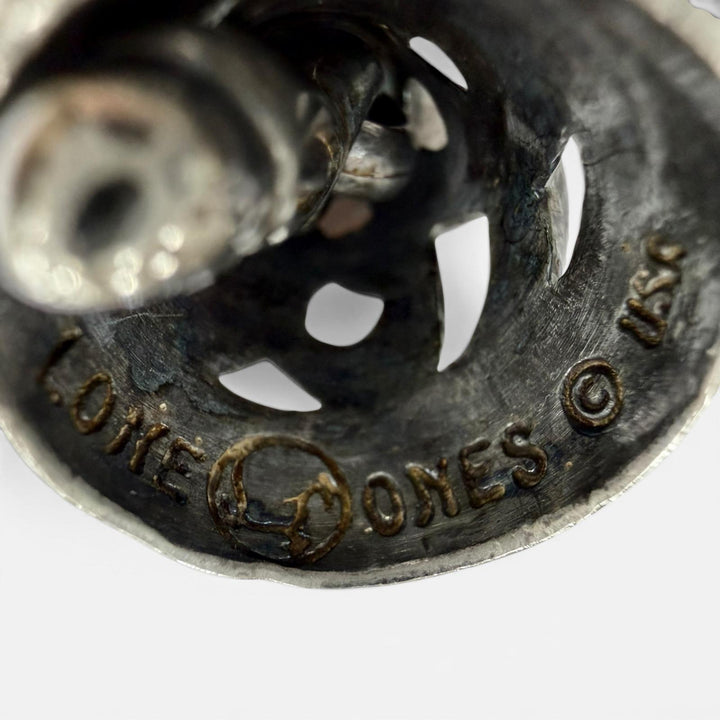 美品◇LONE ONES ロンワンズ 2クレーンベル M 925 キークラスプ キーホルダー アクセサリー シルバー USA製 重量56.5g メンズ
