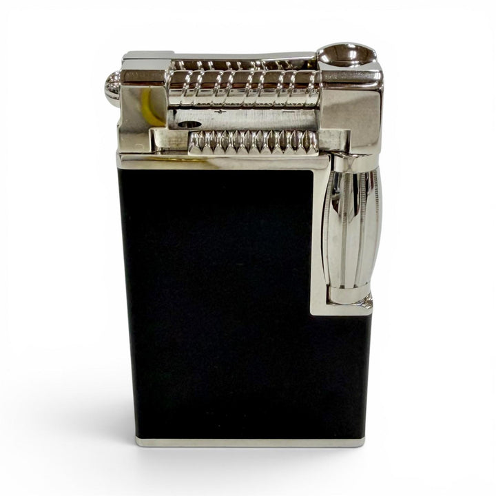 美品◇Dupont デュポン 希少 マハラジャ ハンマー 1500本限定 201/1500 ローラー式 ガスライター ブラック シルバ― 仏製 着火確認済
