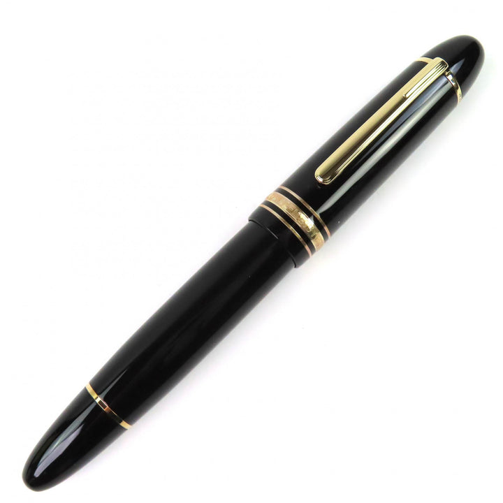 未使用品△MONTBLANC モンブラン 10575 マイスターシュテュック 149 PIX ペン先18K Mニブ 万年筆 ブラック ゴールド 箱・ケース付き