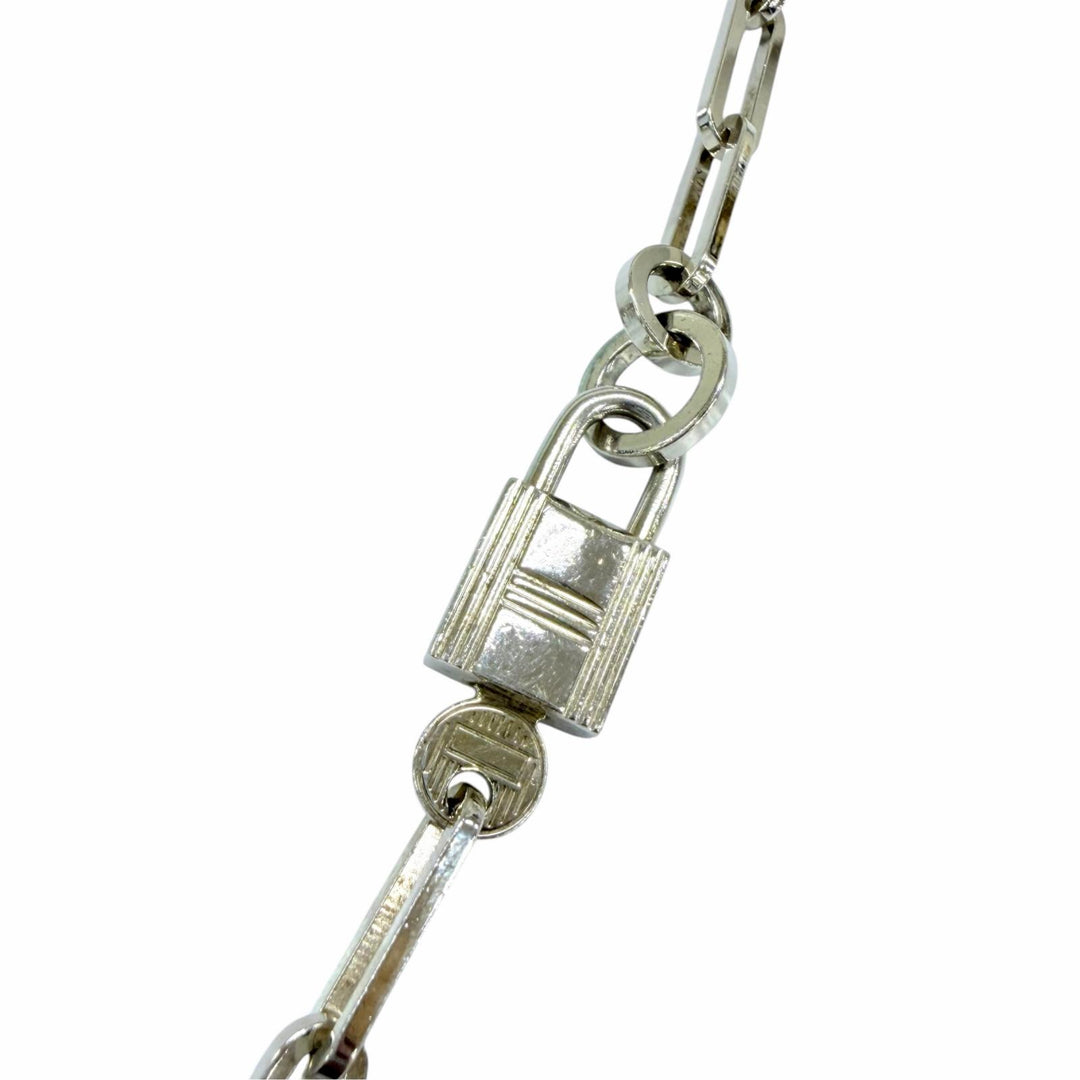 良品☆HERMES エルメス 2022年製 アルファケリー カデナ ネックレス AG925 アクセサリー シルバー イタリア製 重量59.1g レディース