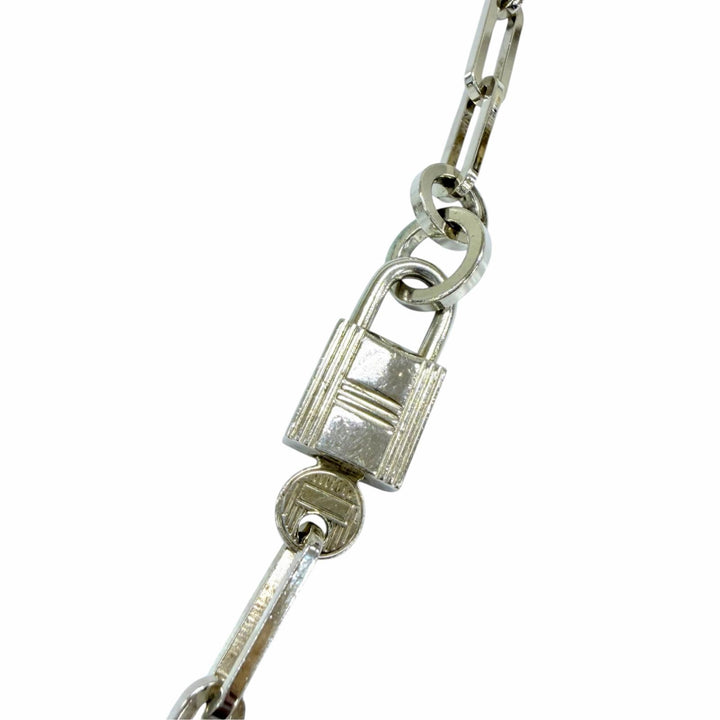 良品☆HERMES エルメス 2022年製 アルファケリー カデナ ネックレス AG925 アクセサリー シルバー イタリア製 重量59.1g レディース