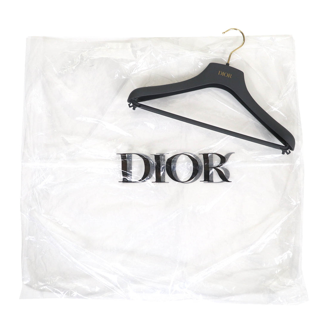 極美品△Christian Dior クリスチャンディオール 25SS 510C80Y1116 ウール ラビット ロゴスタッズ セーラーカラー ジャケット 40 正規品